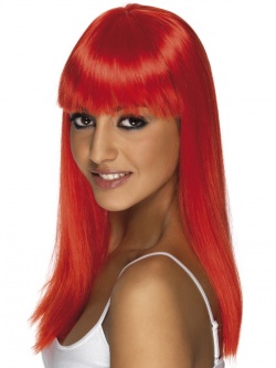 Glamourama Wig - Neon Red