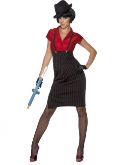 Prohibiton Gangster Lady Costume