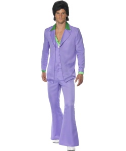 70's Male Lavender Suit Costume