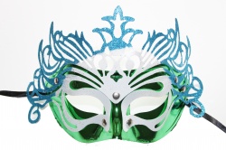Dragon Mask-Green With Blue Decoration