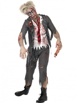 High School Student Zombie Costume