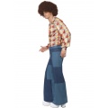 Mens Patchwork Flares