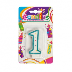 Birthday Candle With Number - 1
