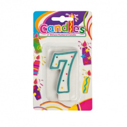 Birthday Candle With Number - 7