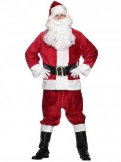 Plush Santa Suit Costume