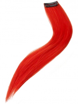 Hair Extensions Neon Red