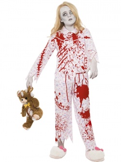 Zombie Pyjama Girl Costume