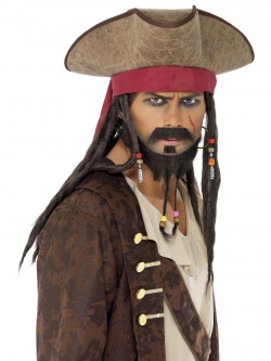 Pirate Hat - Hair Dreadlocks