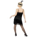 Fringe Flapper Costume - Black