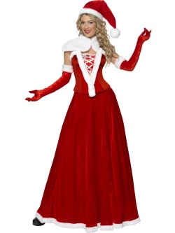 Luxury Miss Santa Costume