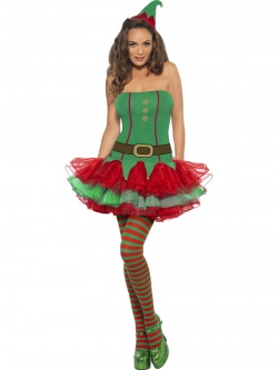 Fever Elf Costume - tutu