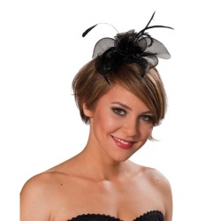 Headband with black decoration