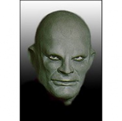 Latex Fantomas Mask Deluxe - Green