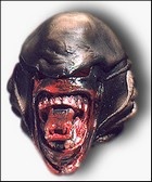 Latex Alien Mask - Deluxe