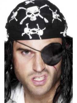 Pirate Eyepatch Deluxe Black