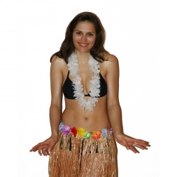 Hawaiian Lei Honolulu Basic - White