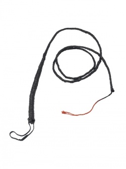 Long Bull Whip Black