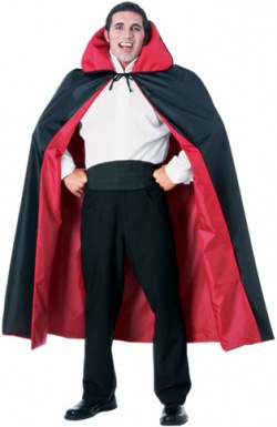 Full Length Reversible Taffeta Cape