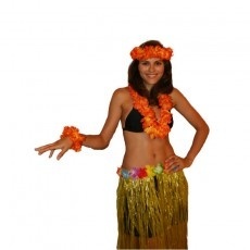 Orange Hawaiian Set